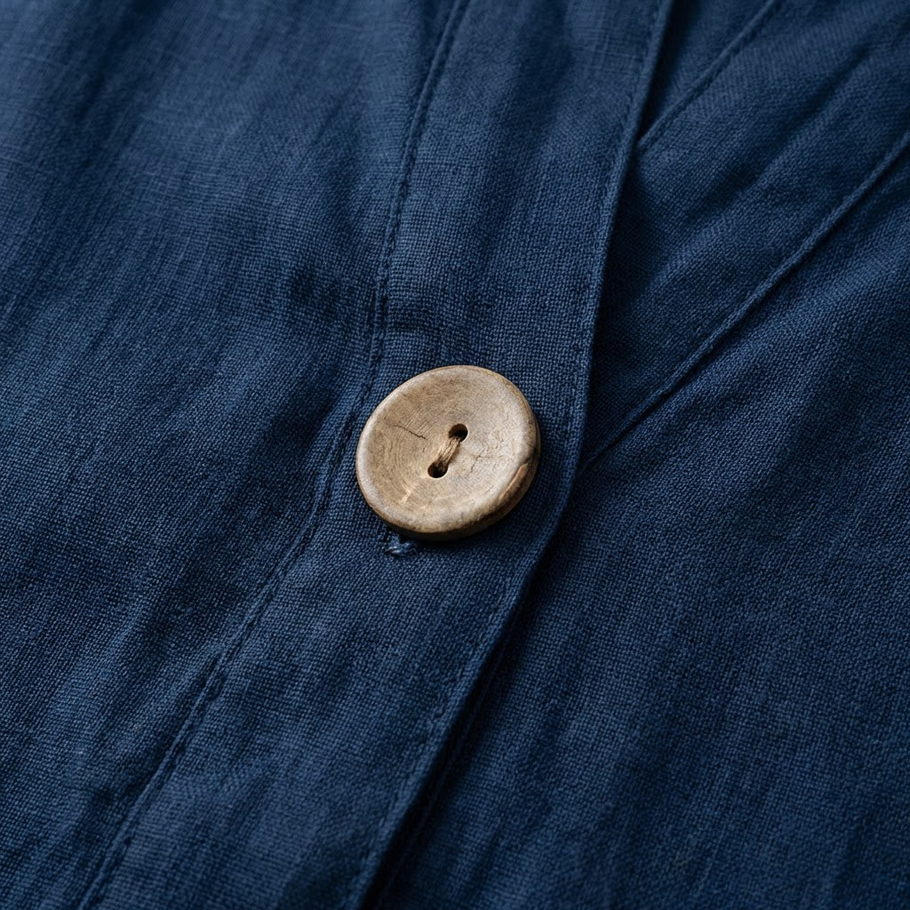 Button-Front Blouse | Lightweight Woven | Relaxed Silhouette