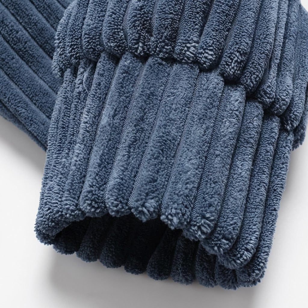 Hoodie | Textured Corduroy Construction | Relaxed Silhouette