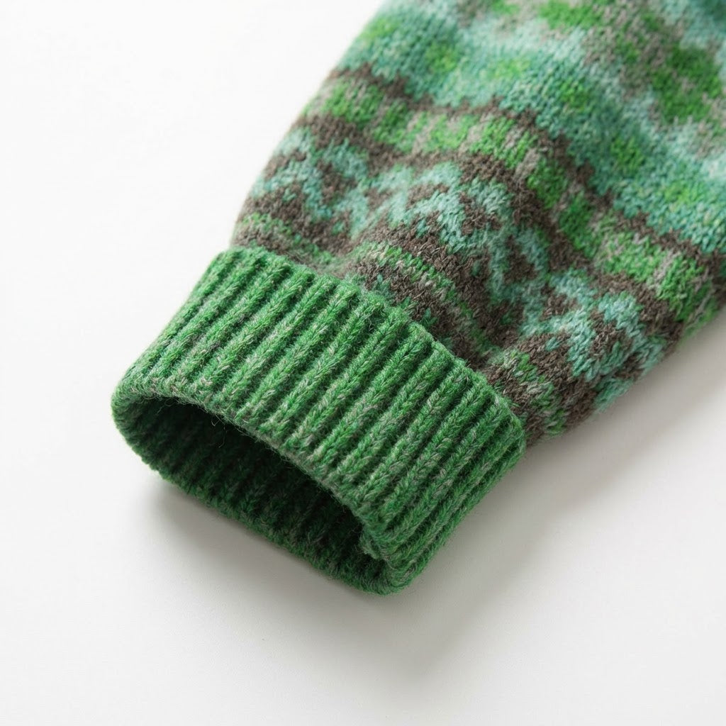 Hooded Knit Sweater | Textured Knit | Patterned Design