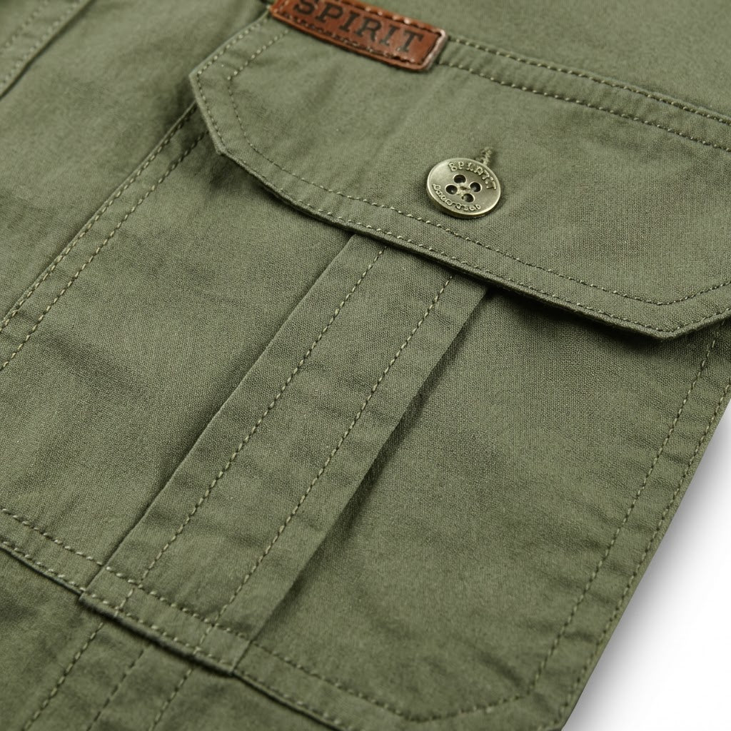 Short Sleeve Shirt | Button-Front Construction | Utility Chest Pockets