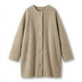 Longline Cardigan | Textured Fabric | Button-Front Silhouette